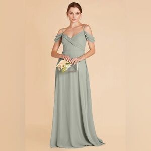 Birdie grey sage Spence convertible dress